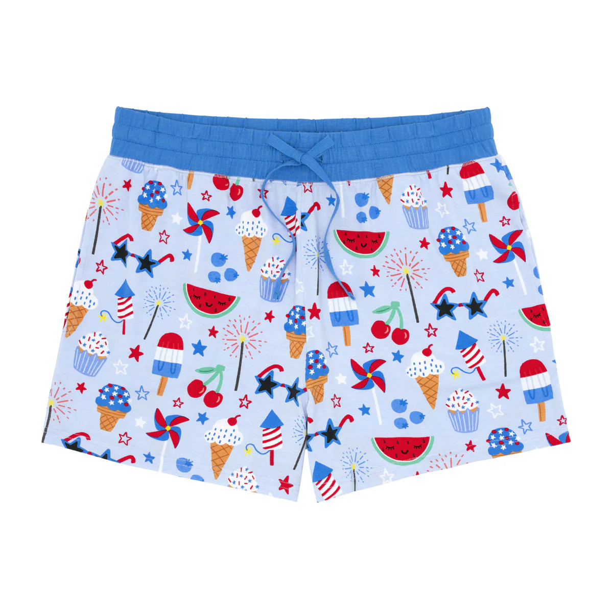 Stars, Stripes & Sweets Women's Pajama Shorts | Little Sleepies