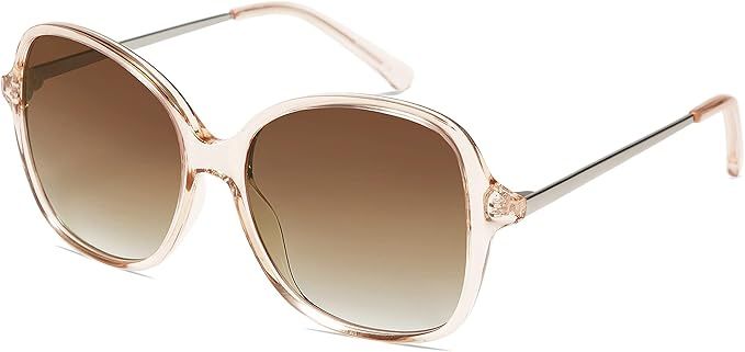 SOJOS Vintage Big Oversized Square Sunglasses for Women TR90 Frame Womens Shades Sunglasses SJ509... | Amazon (US)