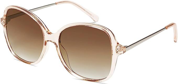 SOJOS Vintage Big Oversized Square Sunglasses for Women TR90 Frame Womens Shield Sunglasses SJ509... | Amazon (US)