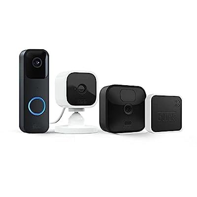 Blink Whole Home Bundle | Video Doorbell System, Outdoor camera, and Mini camera | HD video, moti... | Amazon (US)