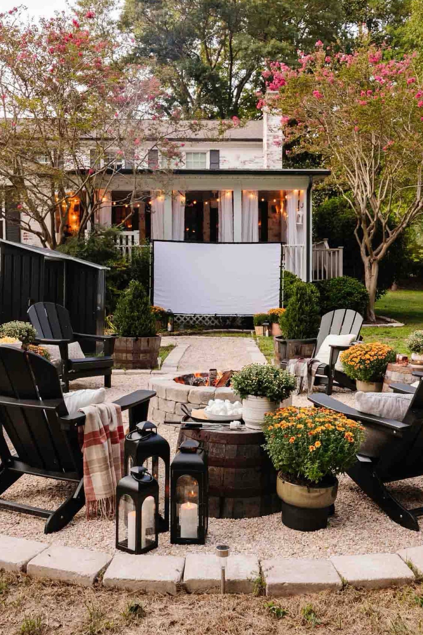 Fall prep & bonfires! 

Camp fire, Adirondack, mum, lanterns, outdoor decor 

#LTKSeasonal