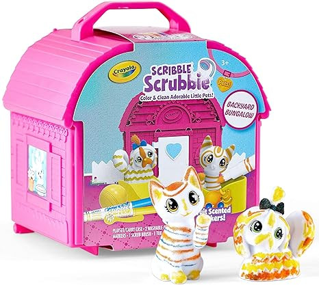 Crayola Scribble Scrubbie Pets, Backyard Playset, Toys for Girls & Boys, Gift for Kids, Age 3, 4,... | Amazon (US)