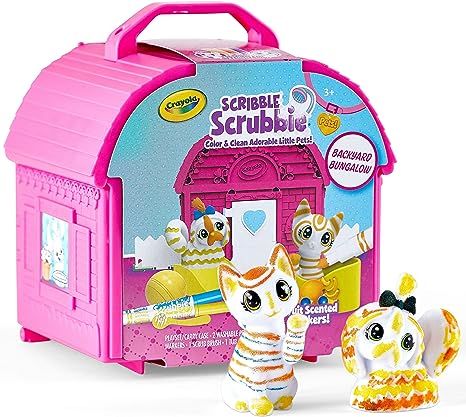 Crayola Scribble Scrubbie Pets, Backyard Playset, Toys for Girls & Boys, Gift for Kids, Age 3, 4,... | Amazon (US)