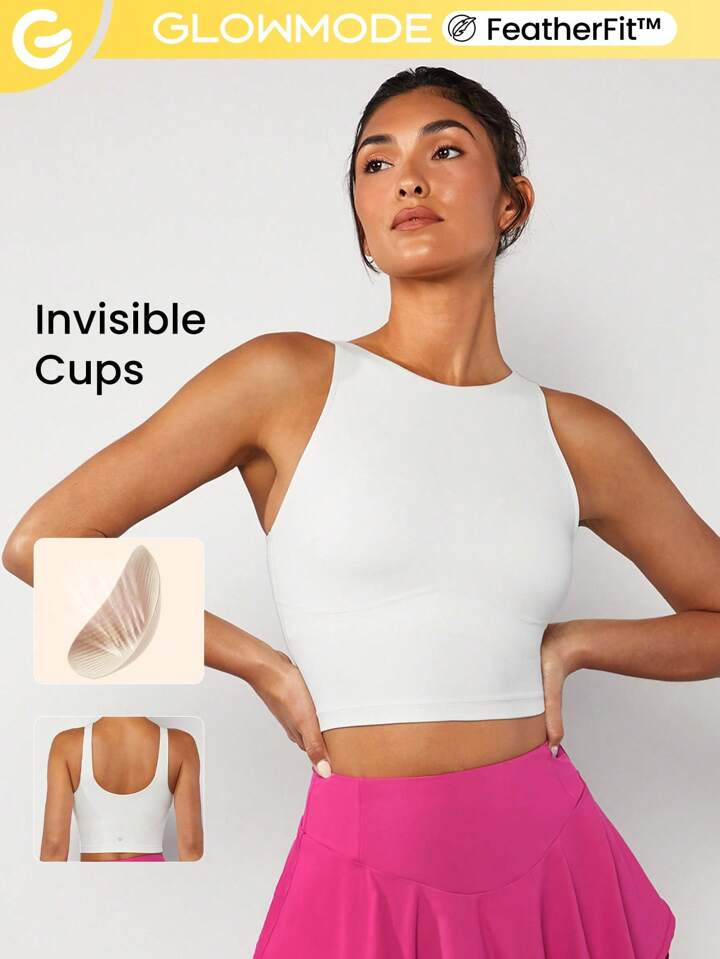GLOWMODE FeatherFit™ Sujetador deportivo largo | SHEIN