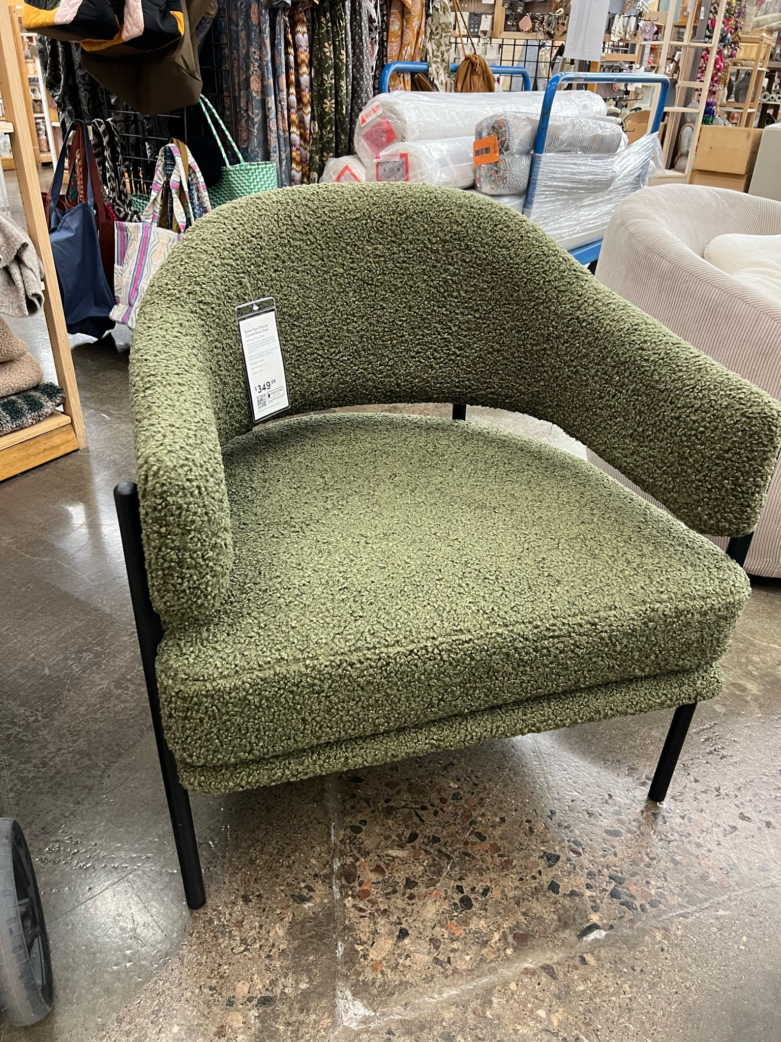 Green Sherpa Chair at World Market!💚

#LTKhome #LTKSeasonal #LTKGiftGuide