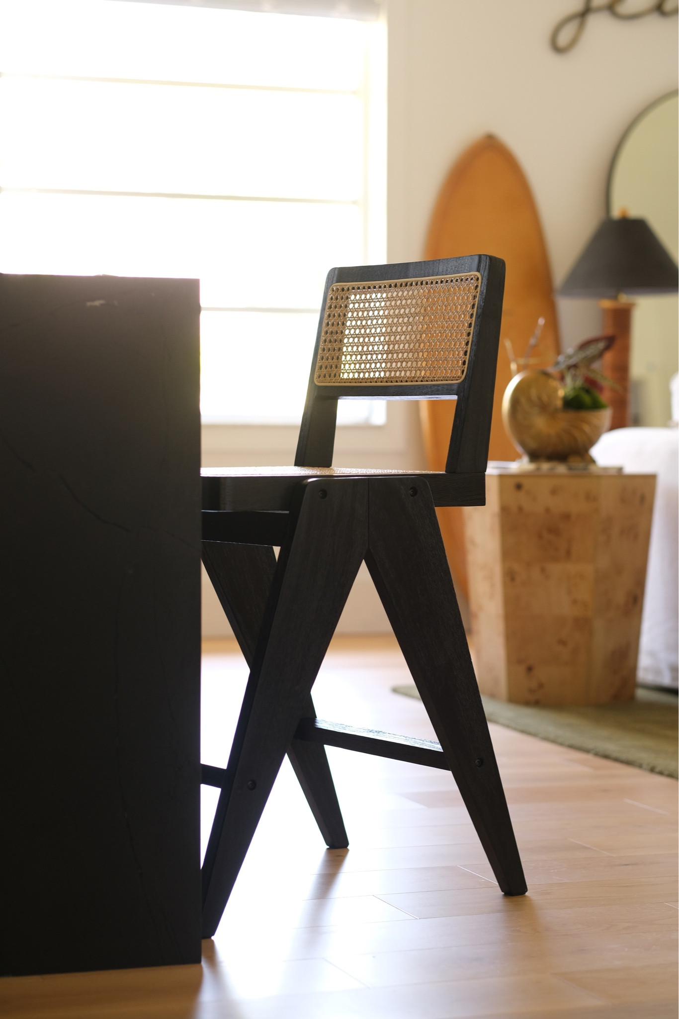 Phantom Hands Pierre Jeanneret Chair Black Jeanneret Lounge Cane