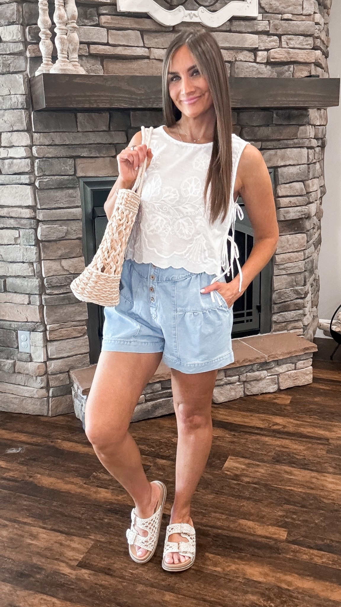 If you love a good look for less, you’re going to love these denim shorts. Not only are they cute but they’re also very comfortable with a stretchy elastic waistband in the back. They’re a good length and not too tight in the legs. This tank is free people but I found a good look for less for this too. 

Wearing size medium in shorts and tank, tts.

#howtostyle #effortlesscasual #everydaycasual #comfycasual #everydayoutfit #affordablestyle #effortlesscasual #springoutfits #springoutfitideas #springoutfitinspo #springoutfit #summeroutfitideas #summeroutfitinspo #denimshorts #lookforless #casualsummeroutfits #casualoutfitideas

#LTKootd #LTKgrwm #LTKmomlife