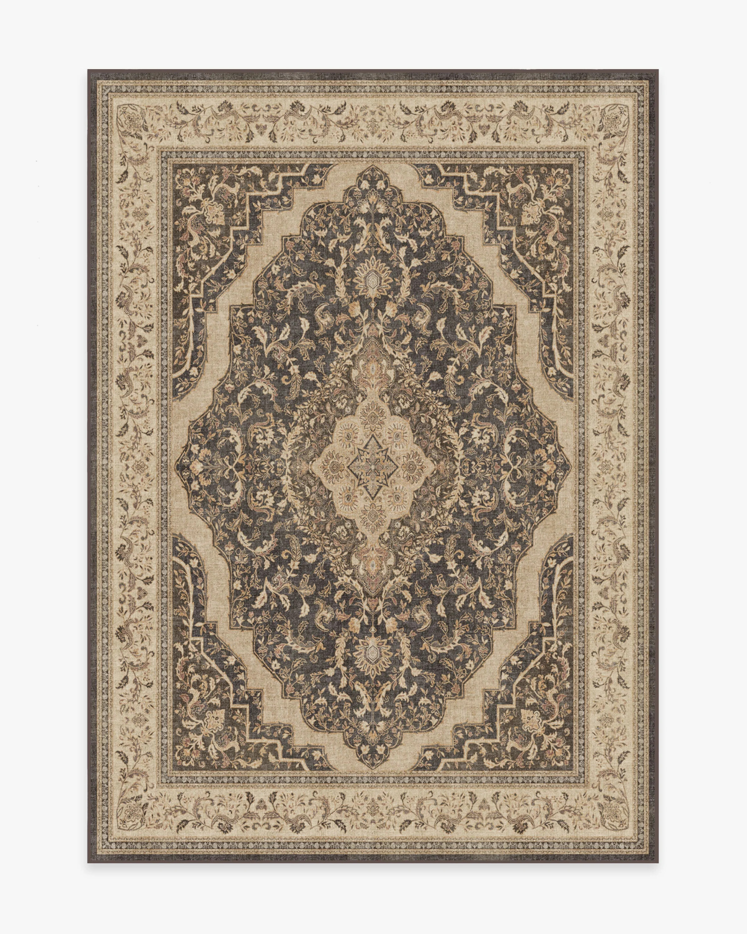 Adeline Dark Wood Rug | Ruggable