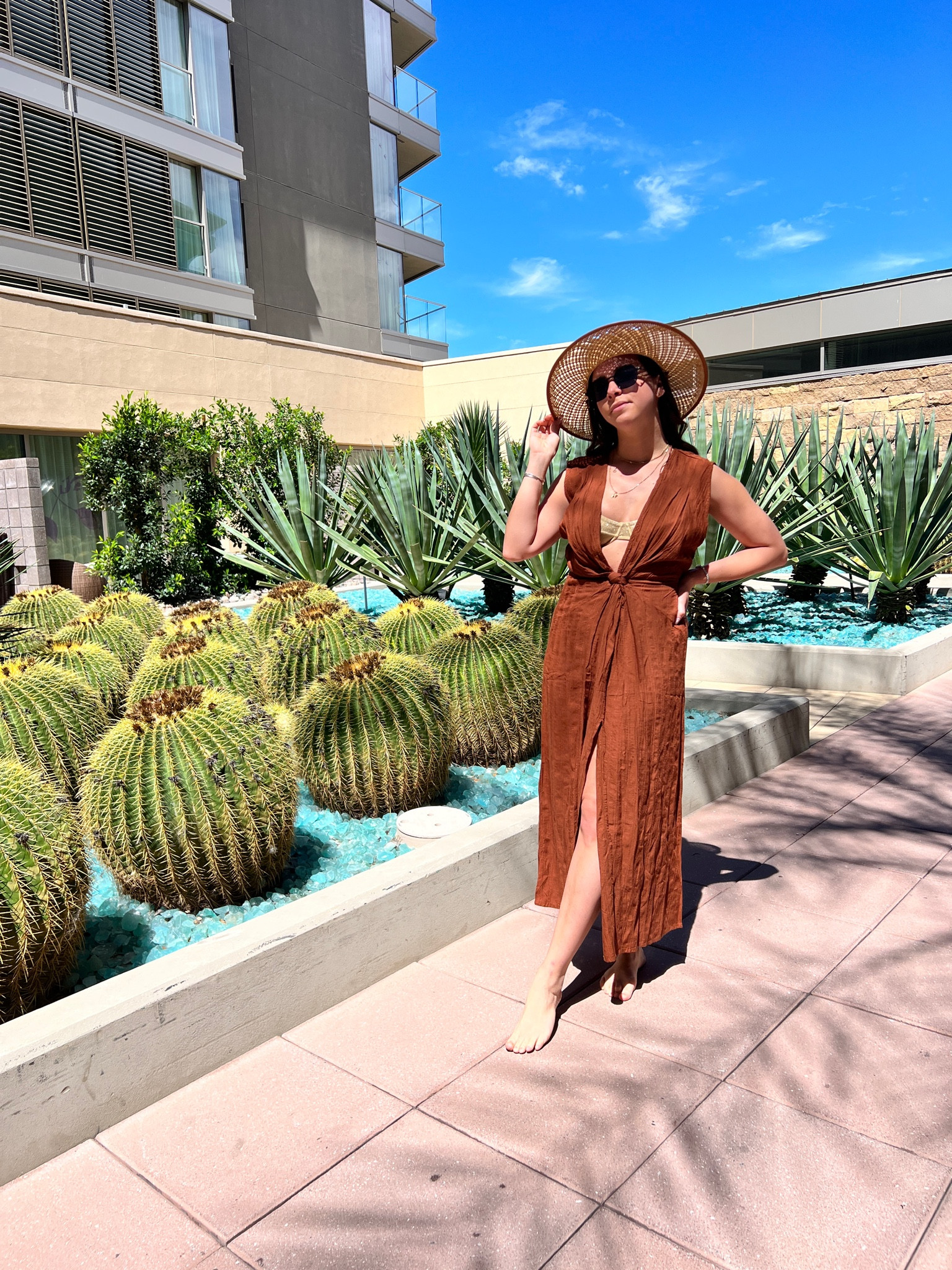 A chic coverup.

Summer look. Swim coverup. Straw hat. Beach cover. 

#LTKswim #LTKfit #LTKSeasonal