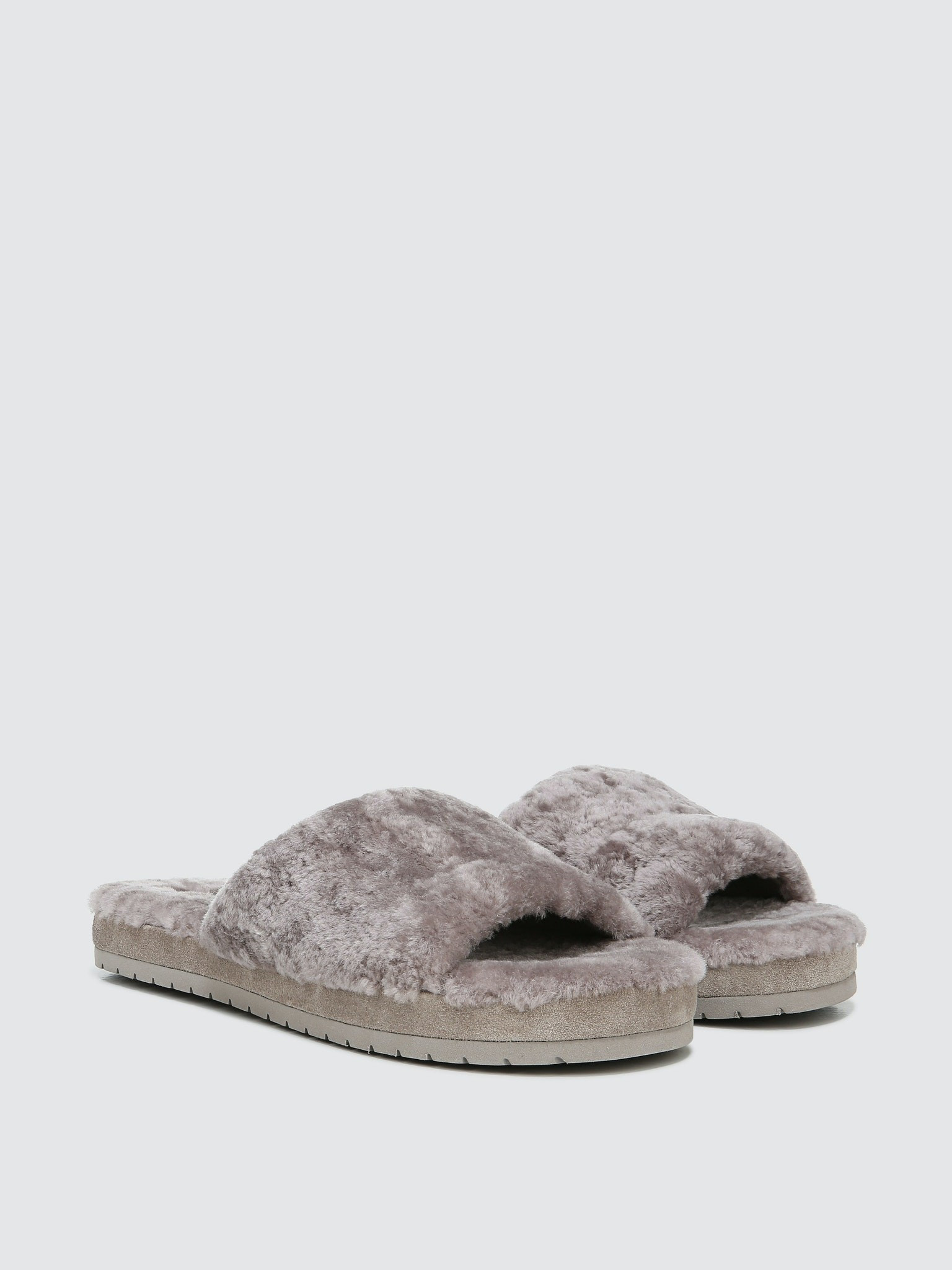 Shearling Kalina Side Sandal | Verishop