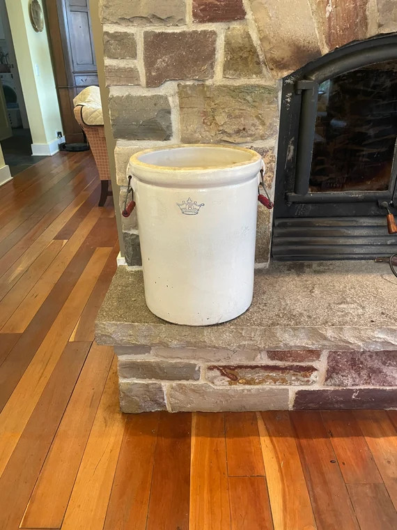 Ex Large 8 Gallon Ransbottom Crown Stoneware Crock w Handles Ex  Condition Pickling / Sauer Kraut... | Etsy (US)