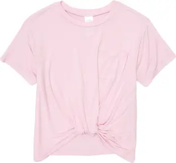 Kids' Knot Front T-Shirt | Nordstrom