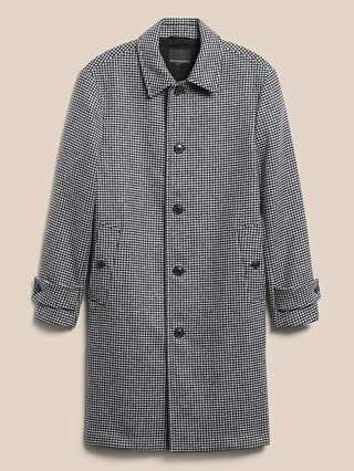 Italian Houndstooth Car Coat | Banana Republic (US)