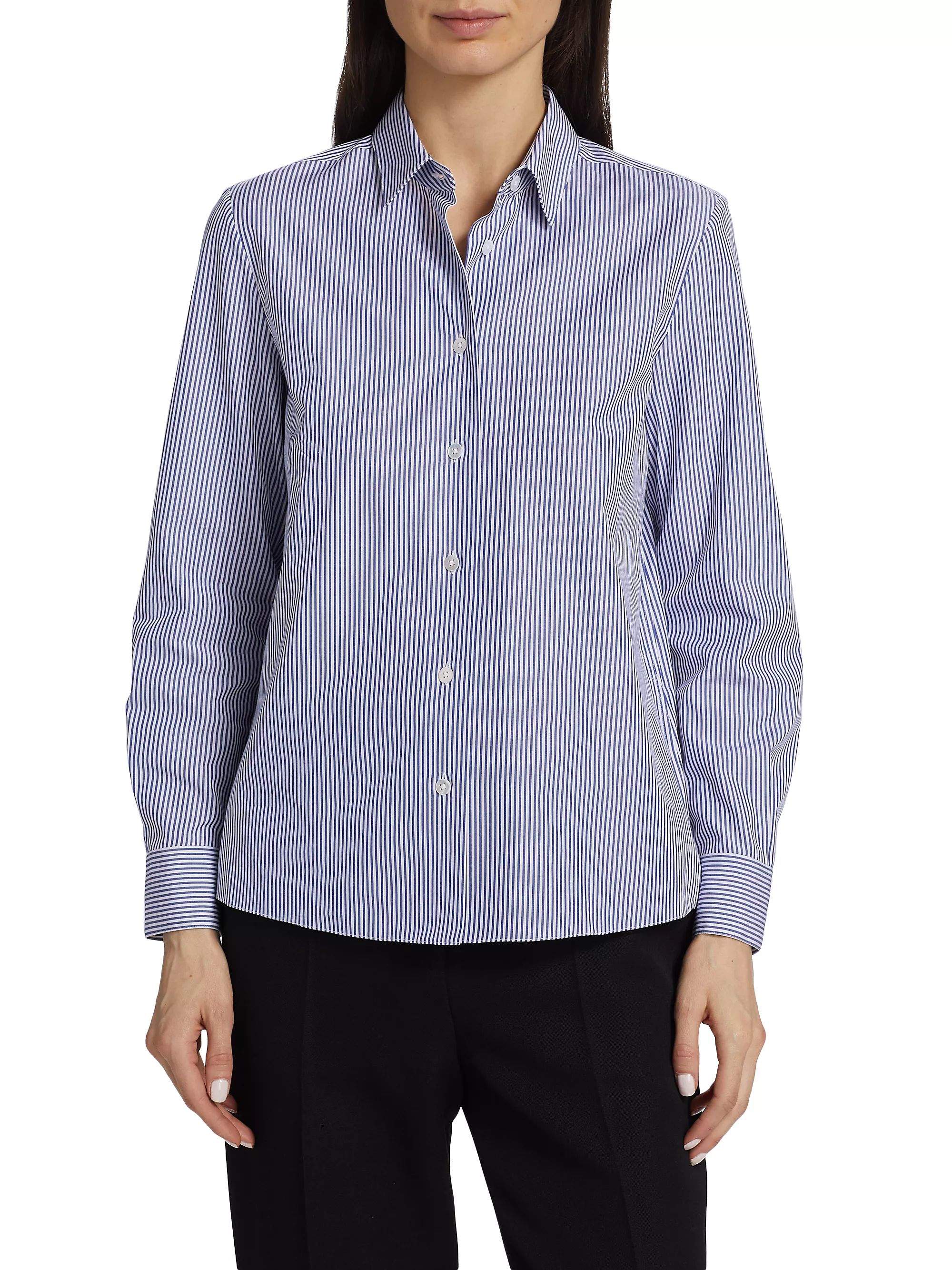 Sadie Striped Cotton Shirt | Saks Fifth Avenue