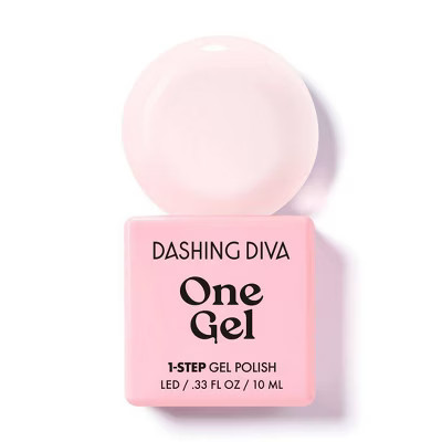 Dashing Diva One Gel Color Nail Polish - Pointe - 10ml: Vegan, Semi-Sheer Finish | Target