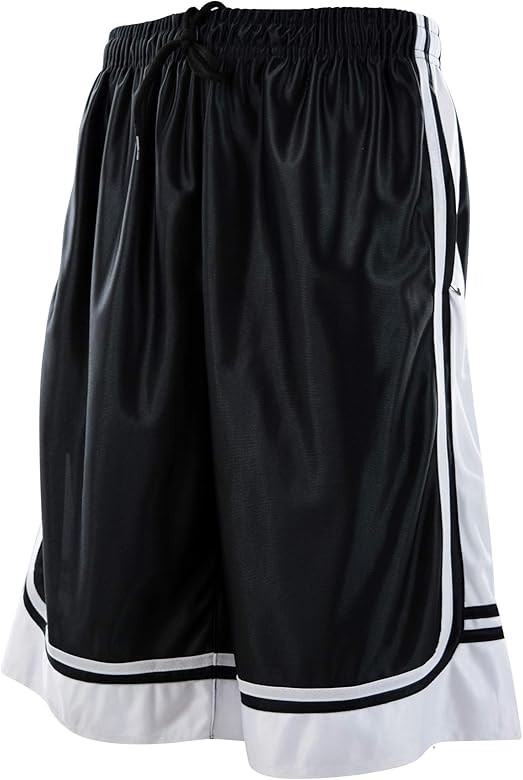 Mens Gym Training Basketball Shorts with Zippered Pockets | Amazon (US)
