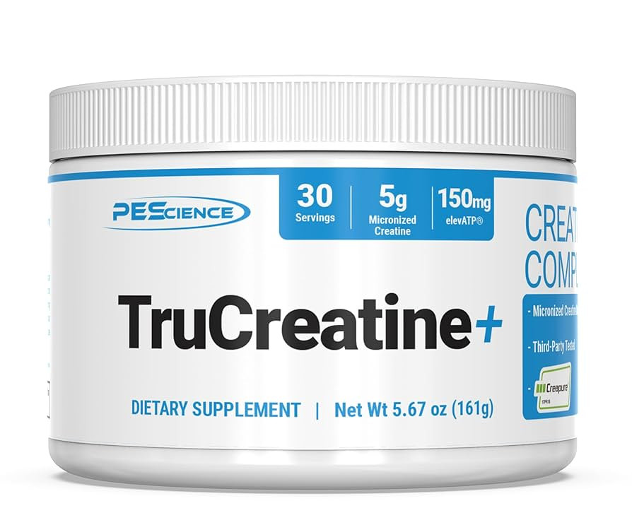 PEScience TruCreatine+ Creatine Monohydrate Powder, Micronized Creapure Creatine for Women & Men,... | Amazon (US)