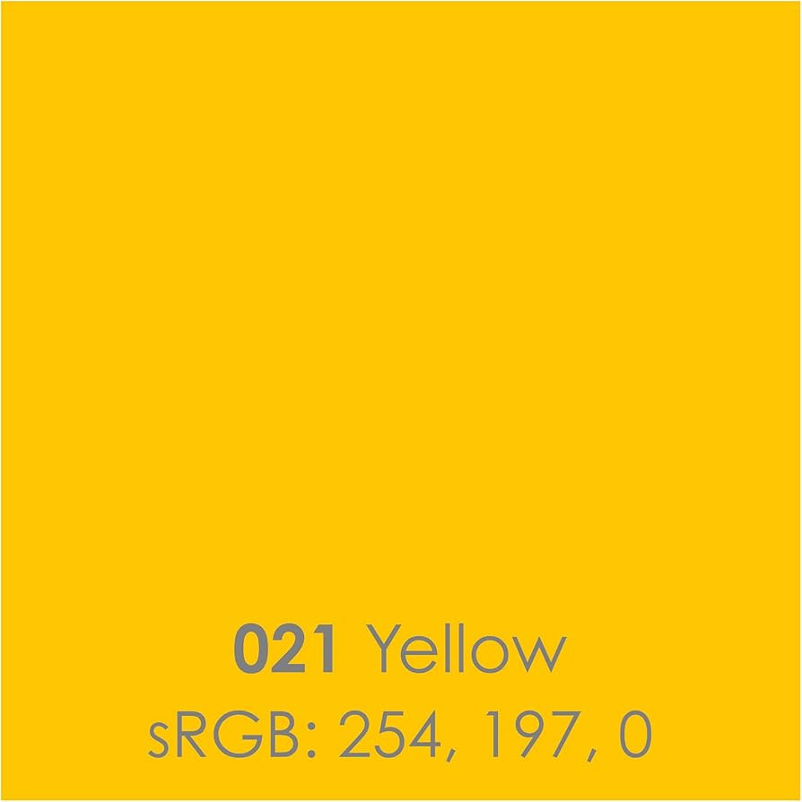 Oracal 651 Glossy Permanent Vinyl 12 Inch x 6 Feet - Yellow | Amazon (US)