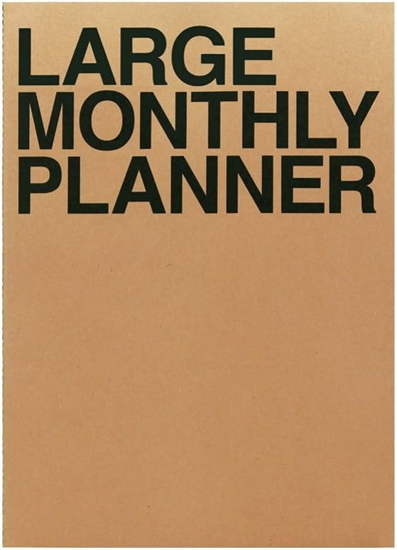 JSTORY Large Monthly Planner Lays Flat Undated Year Round Flexible Cover Goal/Time Organizer Thic... | Amazon (US)