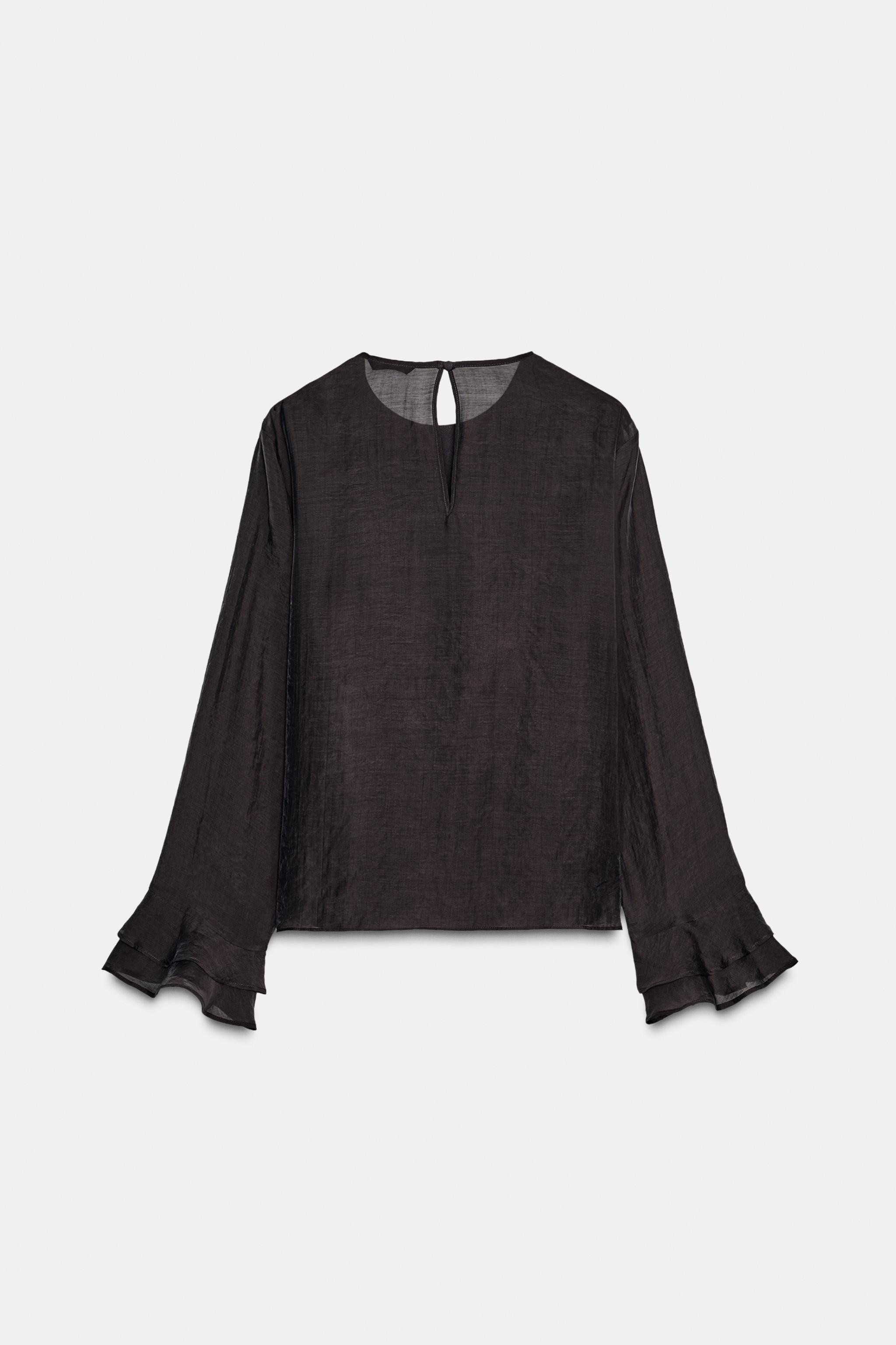 RUFFLED TOP | Zara UK