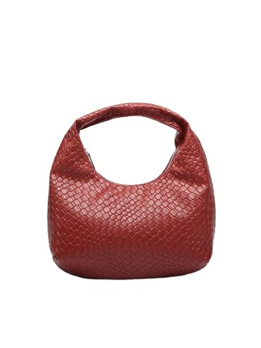 Floerns Women's Vintage Leather Tote Shoulder Handbag Top Handle Hobo Bag | Amazon (US)