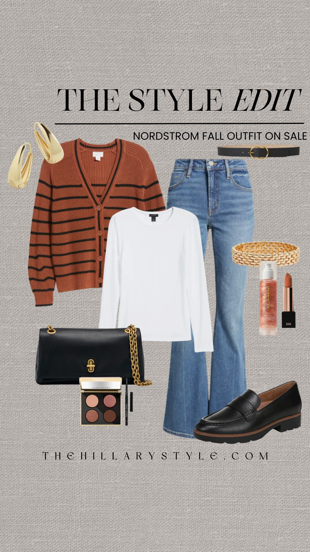 🚨 All Sale Finds! Cozy Cardigan and Flare Denim Fall Outfit from Nordstrom

Get ready to add to cart because this entire elevated casual fall outfit is on MAJOR SALE at Nordstrom! This cozy cardigan and perfectly flared denim combo is everything I need for transitional weather. The '70s-inspired denim silhouette is a major trend this season, and I paired it with chic penny loafers for a polished but comfortable vibe. The knitwear is so soft—it’s perfect for layering and snuggling up in. Add to cart to lock in these sale prices before they sell out!

#NordstromSale #FallOutfitIdeas #ElevatedCasual #CozyCardigan #FlareJeans #NSale #LTKunder100 #PinterestOutfit #FallFashion2025 #TheHillaryStyle #LoaferStyle 

 

#LTKSeasonal #LTKSaleAlert #LTKStyleTip