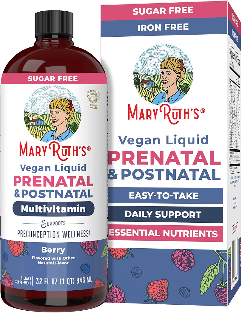 MaryRuth’s Postnatal & Prenatal Vitamins for Women | Sugar Free | Selenium | Folate | Vegan | N... | Amazon (US)