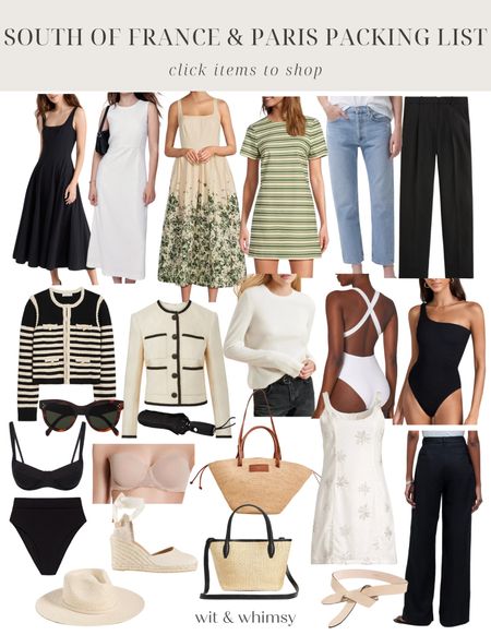 South of France and Paris packing list

Midi dresses
Sumer outfits
Vacation looks
Trousers
Swimsuits
Straw totes 

#LTKSeasonal #LTKxMadewell