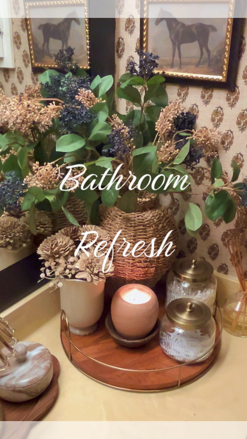 A few little updates and the space is refreshed for the start of the year.. Simple, peaceful, & cozy is my 2026 home goals for this year.. Like|Follow|Share for more home inspo. For any items you would like to find I have linked them in my LTK in my bio and down below …  https://www.shopltk.com/explore/HomebyVeronicaM_?utm_campaign=creator_shop_share_template_flow&utm_source=ioscreatorapp #spring2026 #homedecor #targetfinds #homeinspo #creatorsearchinsight bathroom bathroomdecor traystyling home cozyhome @TargetFinds @hobbylobby @target