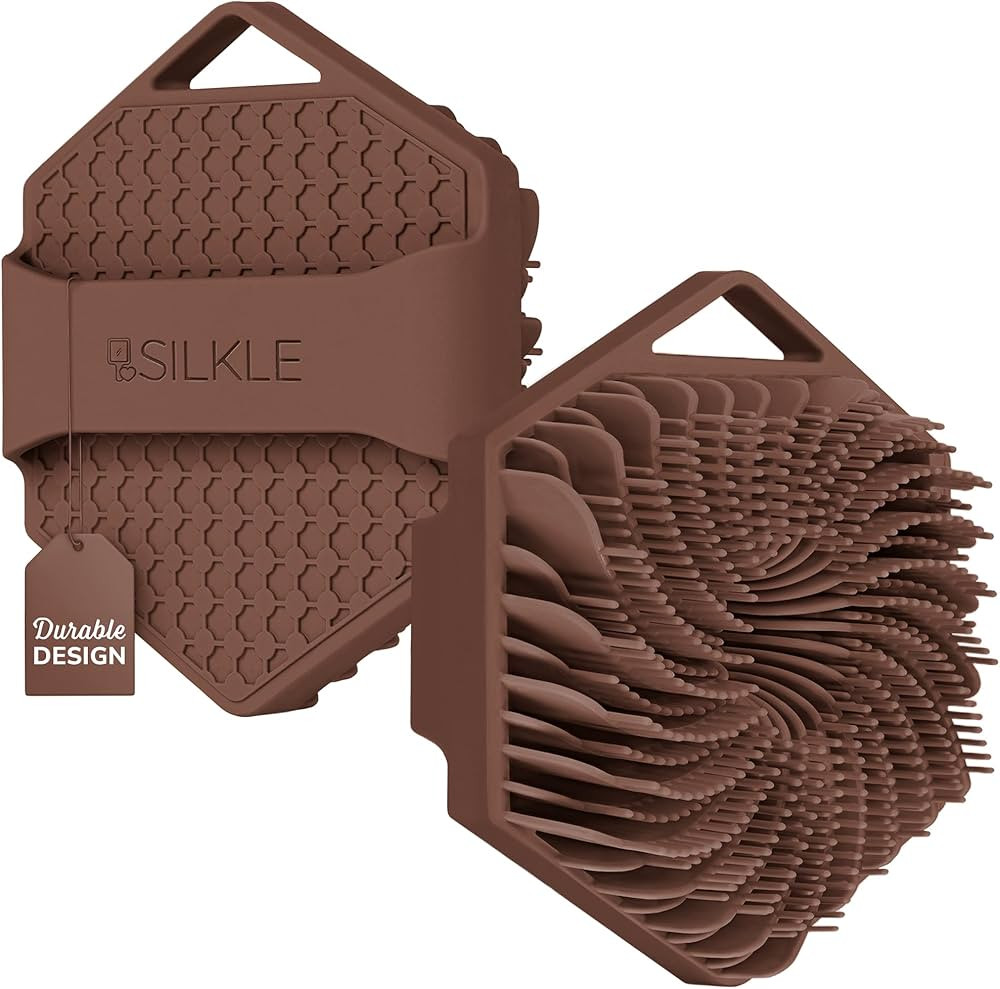 Silicone Body Scrubber – Gentle Exfoliating Shower Scrubber for Body & Bath, Silicone Shower Br... | Amazon (US)