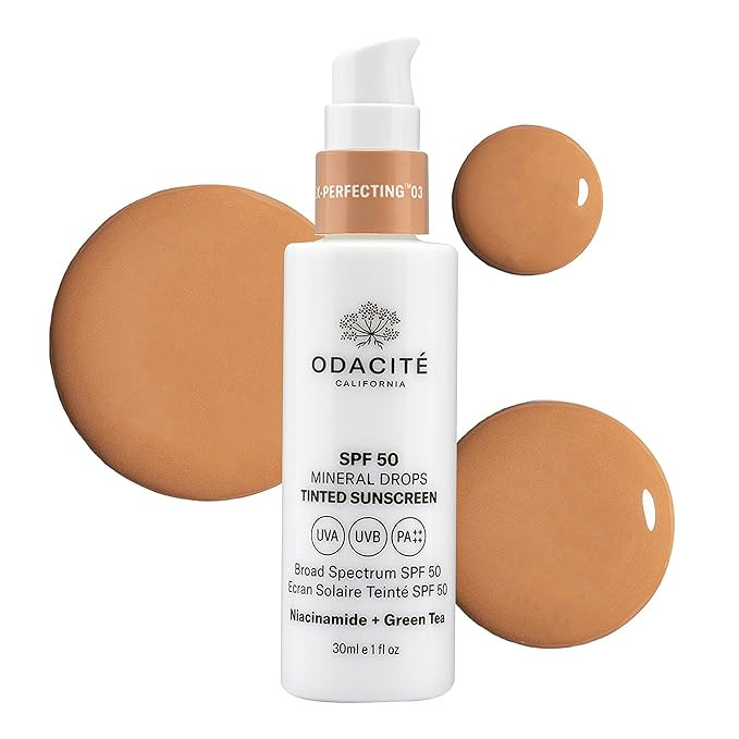 SPF 50 Flex-Perfecting™ Mineral Drops Tinted Sunscreen THREE | Amazon (US)