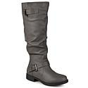 Journee Collection Women's Wide Calf Stormy Boot - Black - Size 7 | HSN
