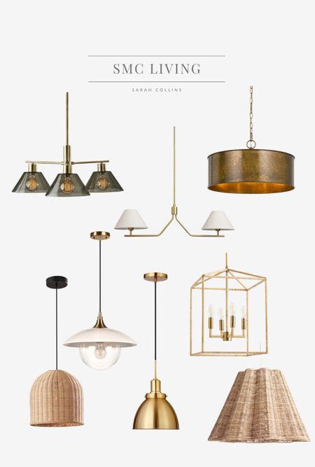 Recent lighting finds 🤩


#pendantlight
#chandelier 
#wovenlight
#brasslighting


#LTKhome