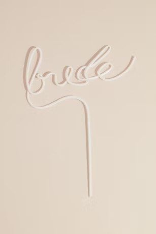 Bride Script Straw | Davids Bridal