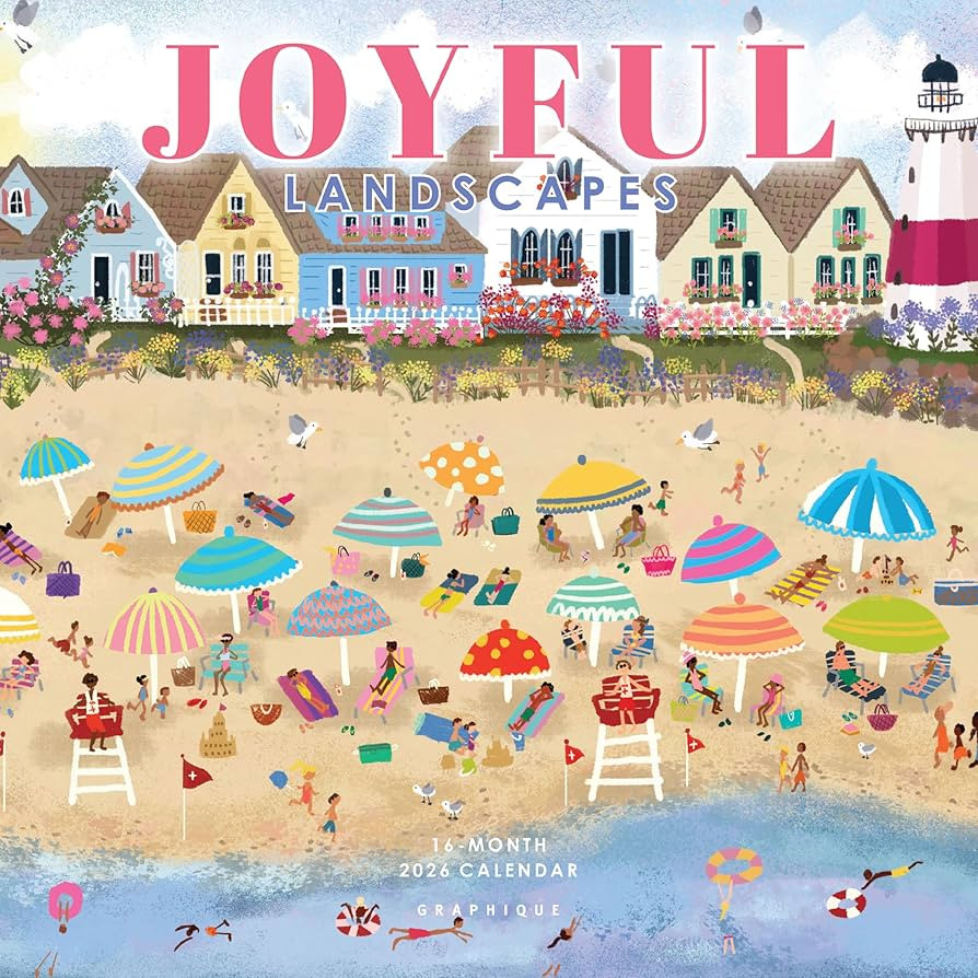 Graphique 2026 Joyful Landscapes Mini Wall Calendar | 7” x 7” | Thick Paper | Home & Office O... | Amazon (US)
