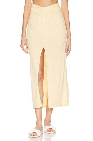 Tularosa Green Thea Skirt in Vanilla Yellow from Revolve.com | Revolve Clothing (Global)