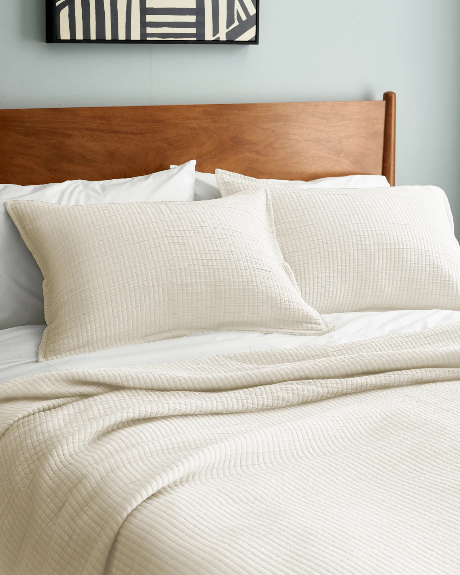 Organic Ribbed Cotton Coverlet | Quince