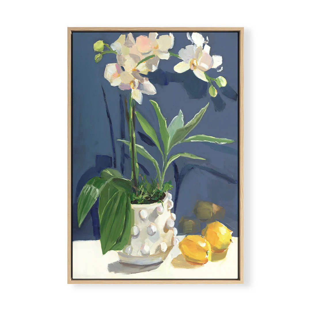 Orchids and Lemons by Jenny Westenhofer | Urban Garden Prints
