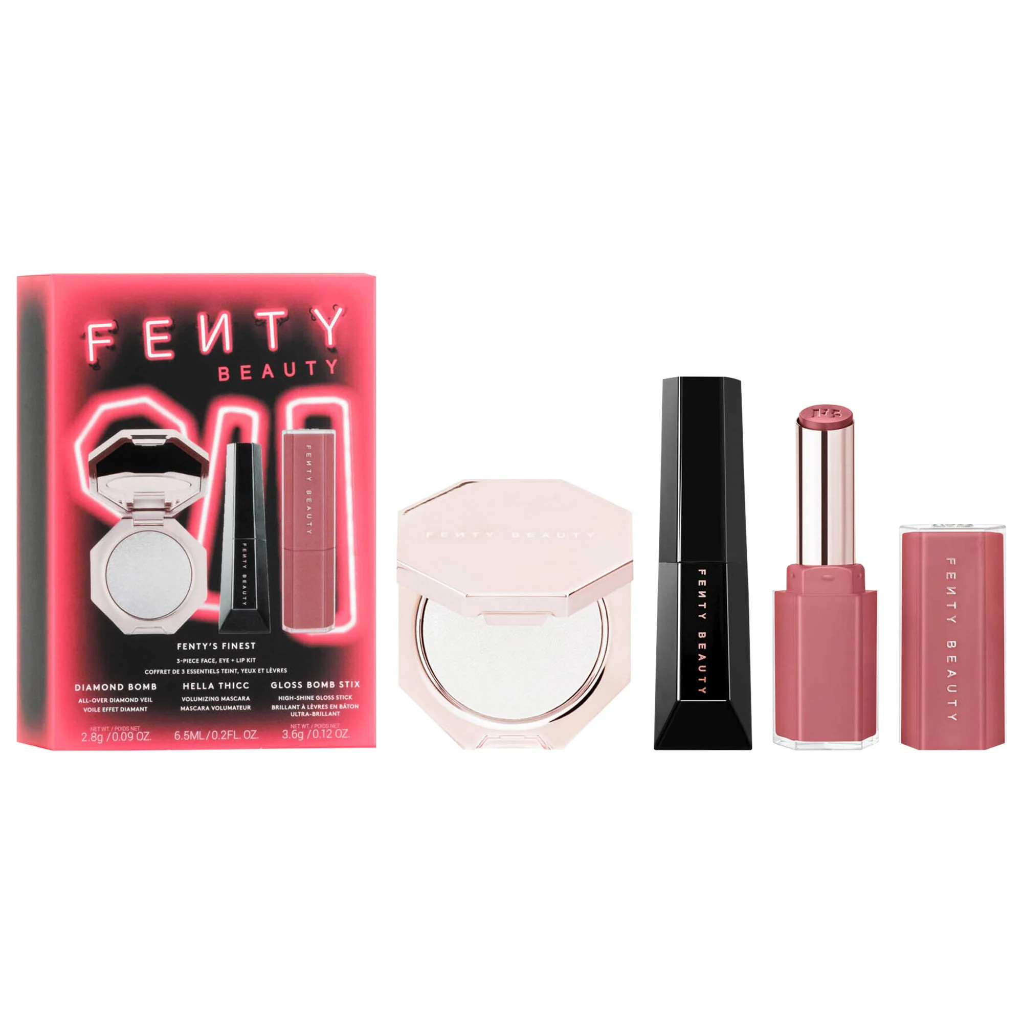 Fenty Beauty by Rihanna Fenty's Finest 3-Piece Face, Eye + Lip Kit | Sephora (US)