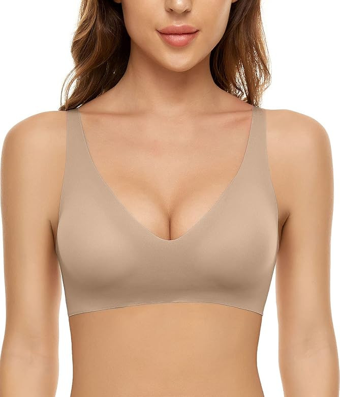 CheChury Soutien Gorge sans Armature Push Up Brassière Femme Sport Confortable Soutien-Gorge pou... | Amazon (FR)