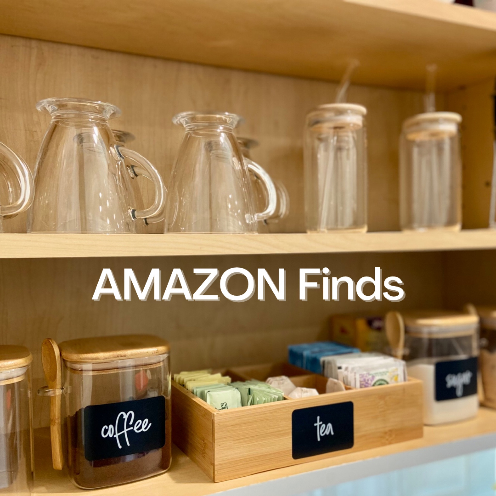 Clear glass hot or cold coffee, latte and tea mugs. Clear glass smoothie cups. Clear glass storage containers with the bamboo lids and the bamboo spoons. All perfect additions to your coffee station. 

#coffeestation #amazonfinds #mrsjayp

#LTKGiftGuide 

#LTKunder50 #LTKhome