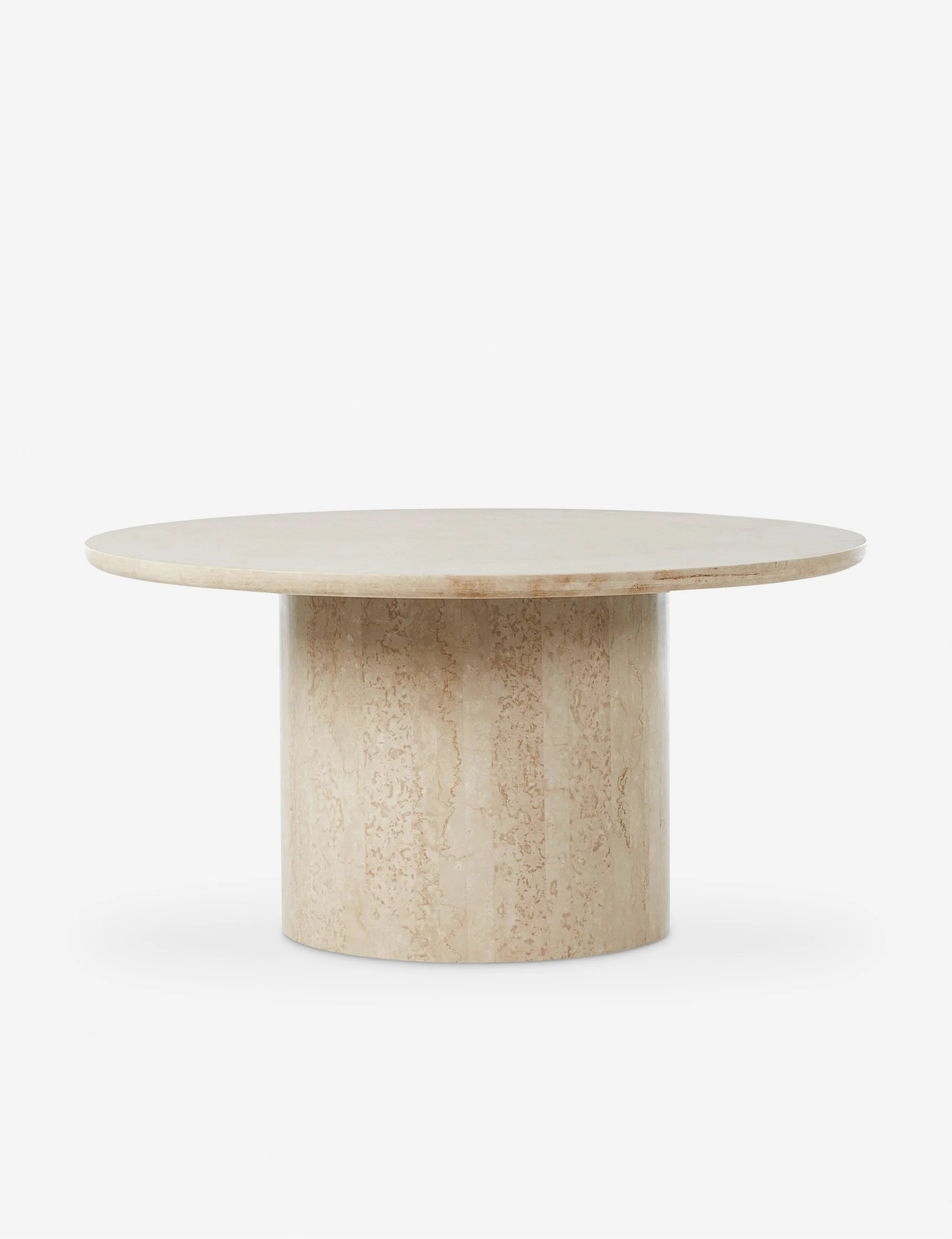 Alber Indoor / Outdoor Table, Cream Marble, 60"W | Lulu and Georgia 