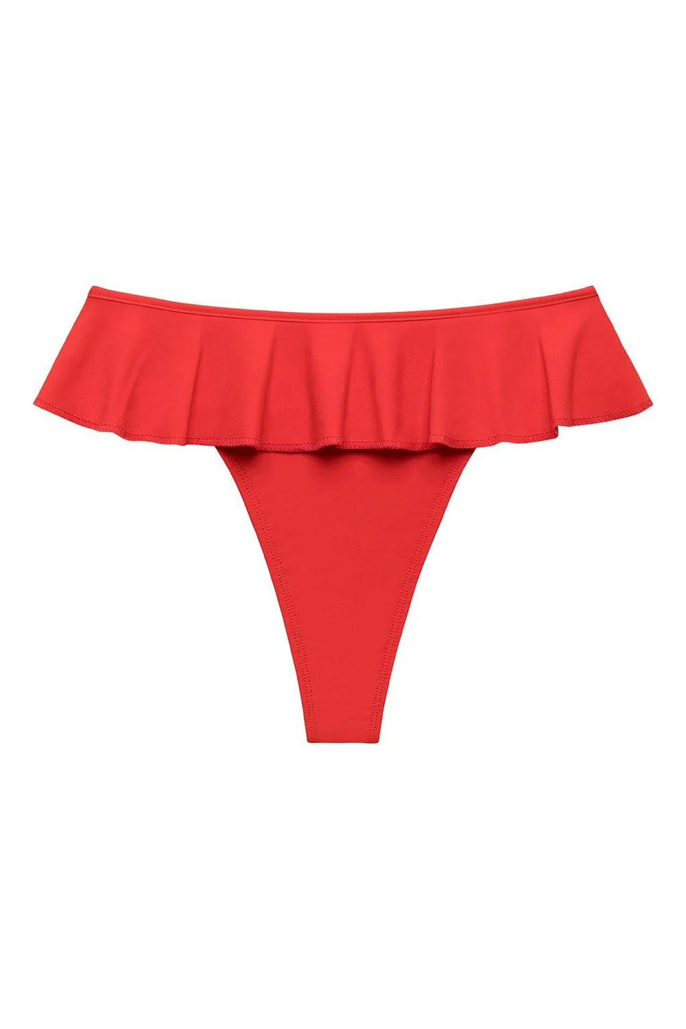 Cherry Tamarindo Ruffle Bikini Bottom | Montce
