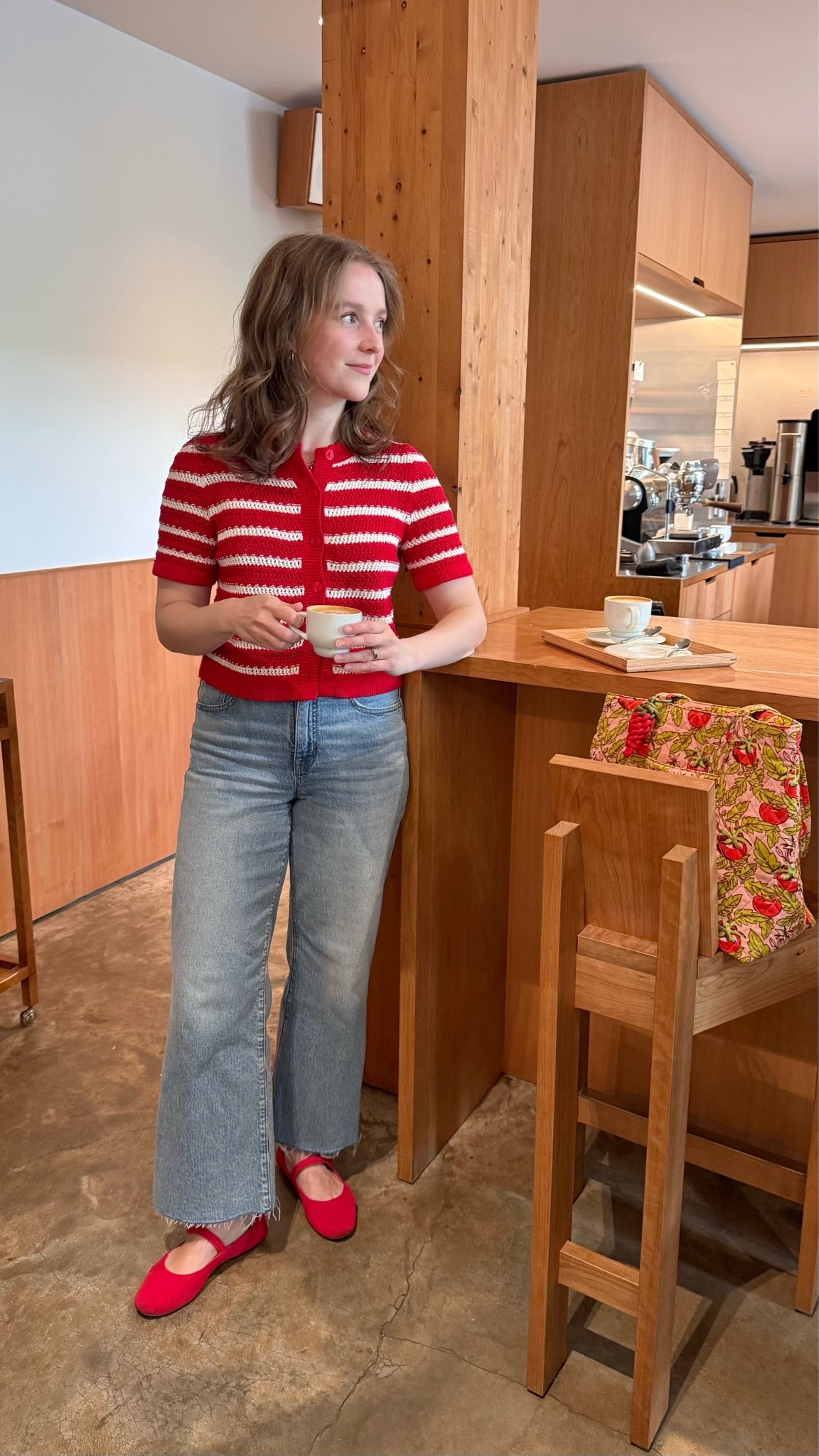 Coffee morning in nyc. On sale raw hem jeans wearing 25 regular. Sweater is xs on stackable sale code SUITEAFE