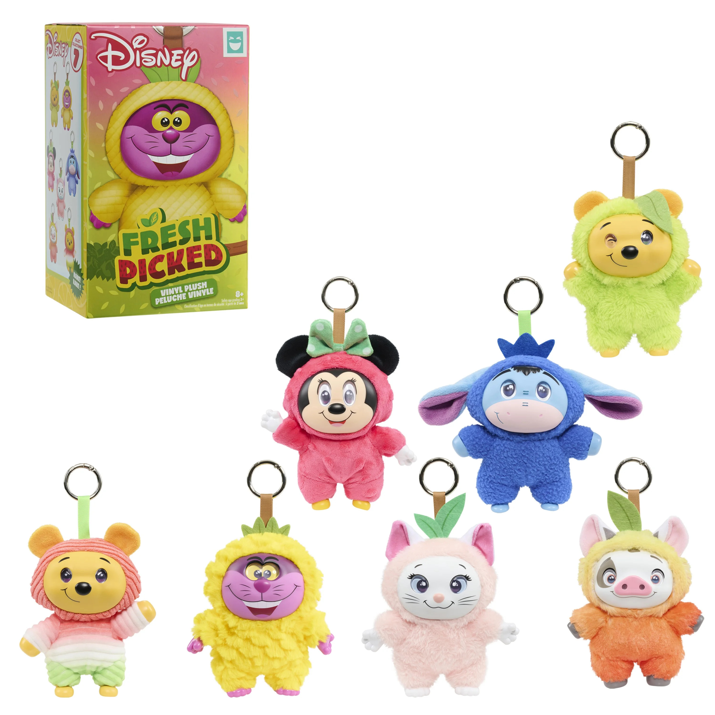 HAPPY HAUL Disney Fresh Picked Blind Box Plush Collectible Toy, Vinyl-Faced Plush Clip-On in Frui... | Walmart (US)
