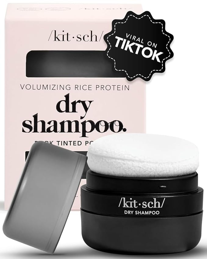 Kitsch Dry Shampoo Powder with Rice Protein for Women & Men - Volumizing, Unscented, No White Cas... | Amazon (US)