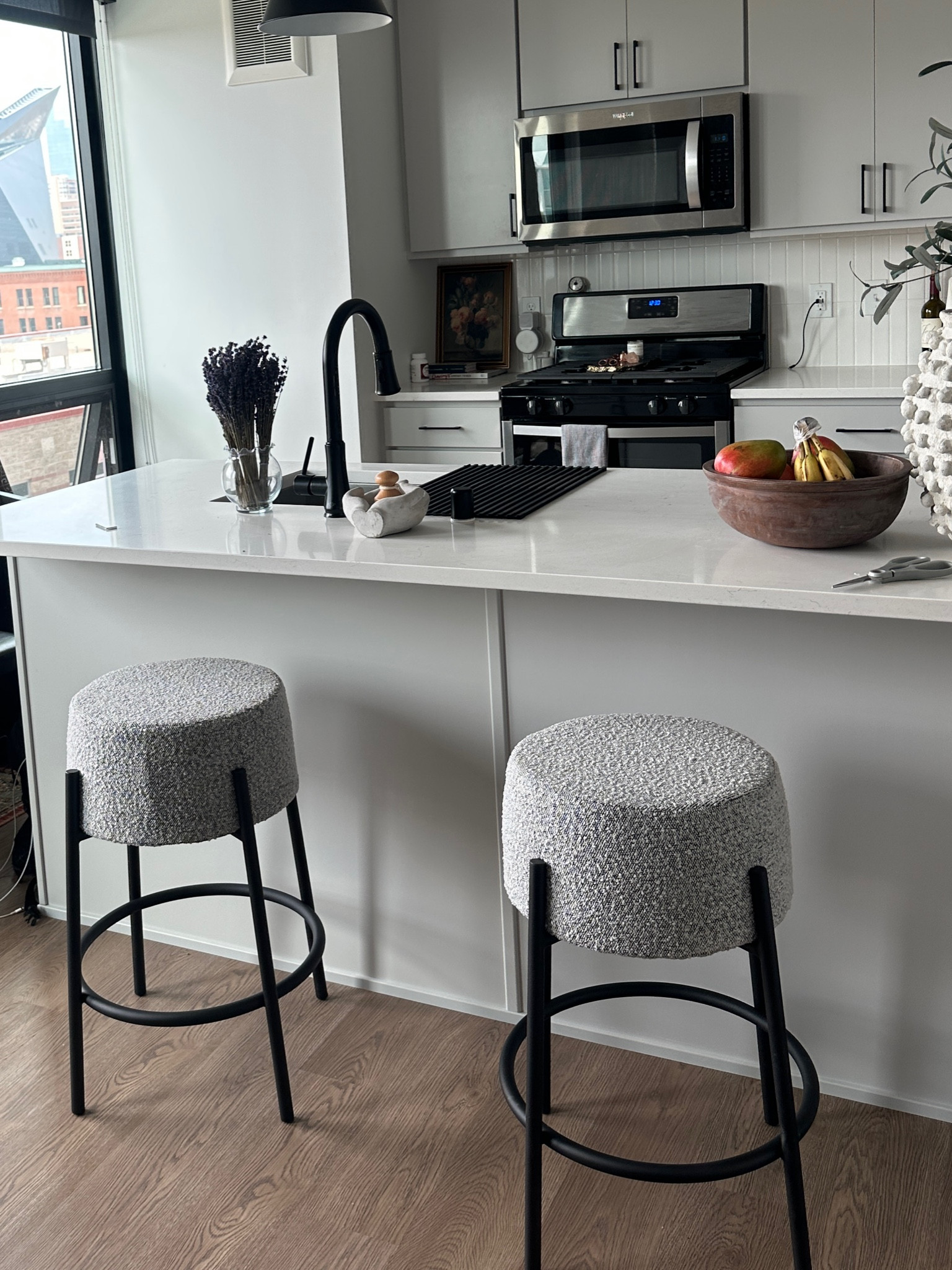 CB2 stools + dupe options. I have the 26” stools

#LTKFind #LTKhome