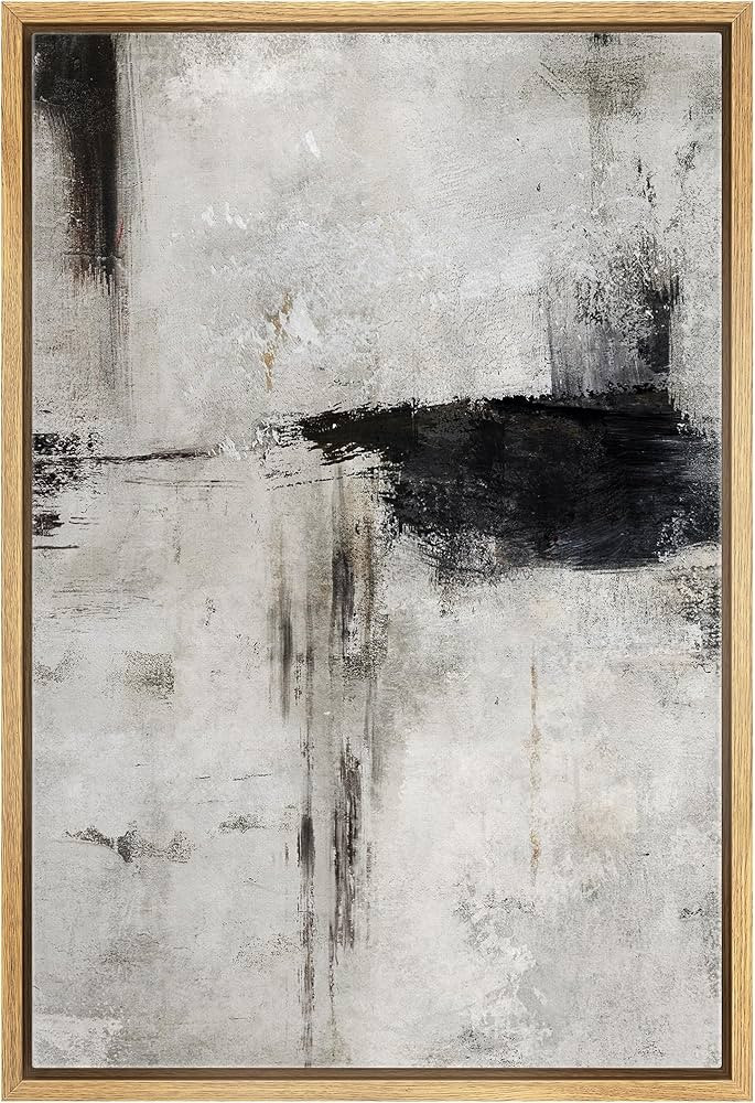 SIGNWIN Framed Canvas Print Wall Art Dynamic Abstract Brush Strokes Illustrations Modern Art Mini... | Amazon (US)