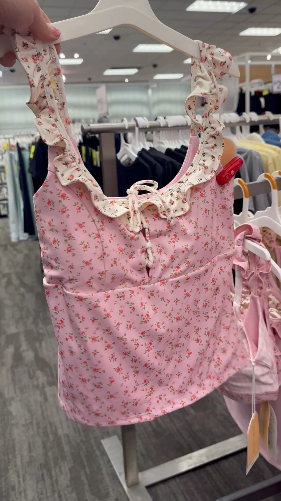 Cute new work out drop ! Ruffles and ditsy floral built in bra tank 

#LTKfitnessgoals #LTKActive #LTKFindsUnder50