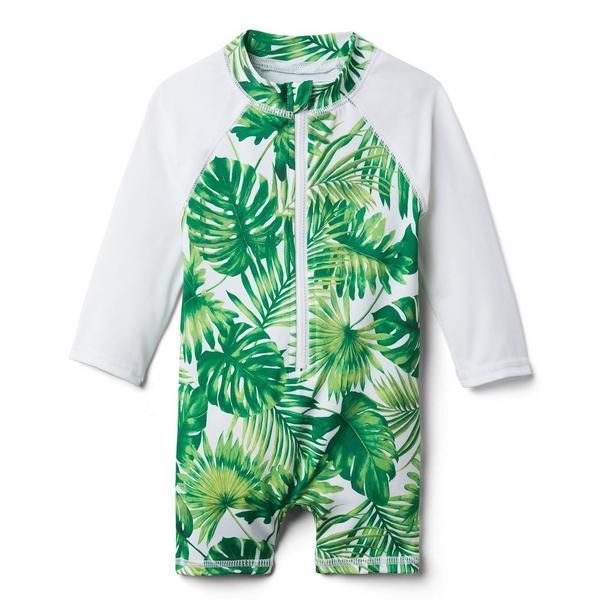 Baby Palm Rash Guard Swimsuit | Janie and Jack